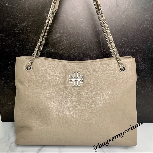 Tory Burch Britten Triple Compartment Tote.  Tag is no longer attached. - Picture 2 of 11